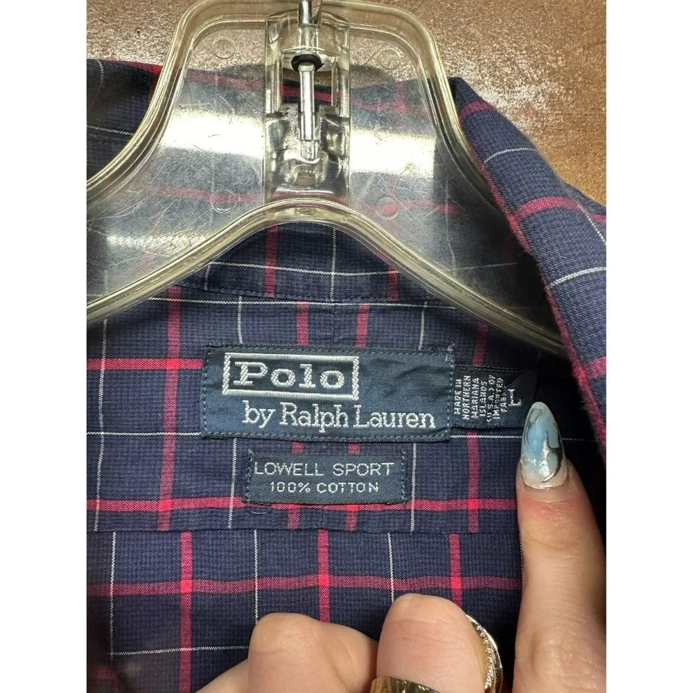 Polo Ralph Lauren Lowell Sport Men's Long‎ Sleeve Button Up Size Large